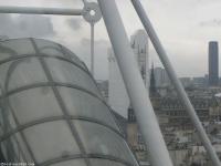 Montparnasse and Chatelet towers seen from Centre Georges Pompidou